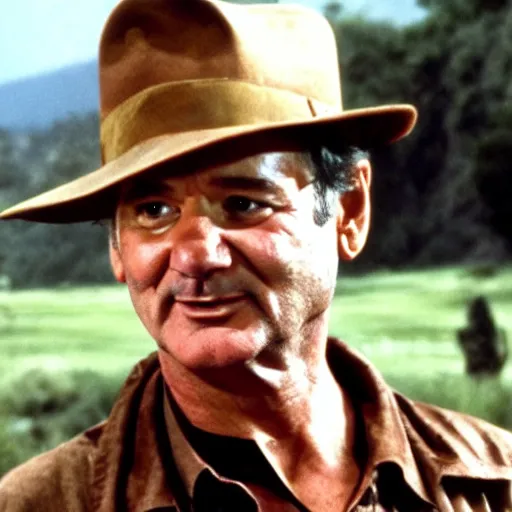 Prompt: bill murray as indiana jones