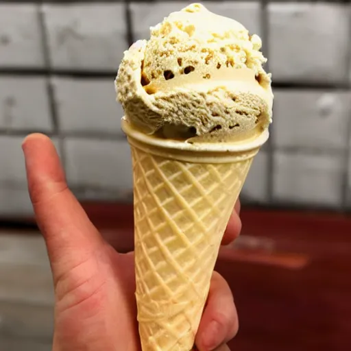 Image similar to ice cream cone made of mold