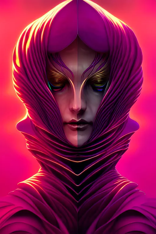 Image similar to 👁🌹👾, phantom, dreary, dramatic, fluid, golden ratio, artstation, moebius + loish, hd,