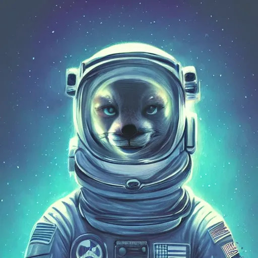 Prompt: beautiful astronaut fox by disney concept artists, backlit, moody, intense, intricate, indie studio, fantasy, moody, rim lighting, godly light, vibrant pastel colors, emotional, sketch, fantastical, whimsical, noise, dappled light, stippling