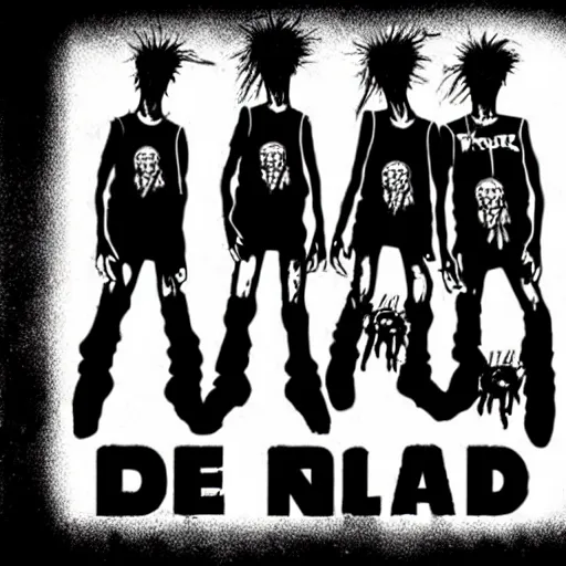 Image similar to punks not dead!, exploited, clash, punk rock album cover art style, grunge, no future