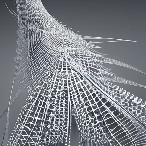 Image similar to radiolaria by zaha hadid, ultra detailed, intricate complexity