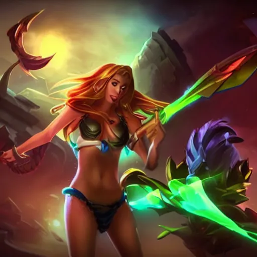 Image similar to hot picture of zoe from league of legends