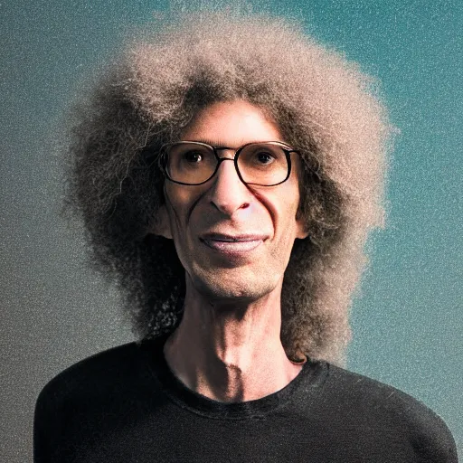 Prompt: a detailed award winning photograph of humanoid AI Howard Stern, rendered in Octane