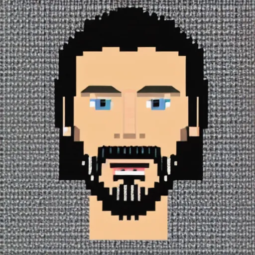 Prompt: keanu reeves as a lego man