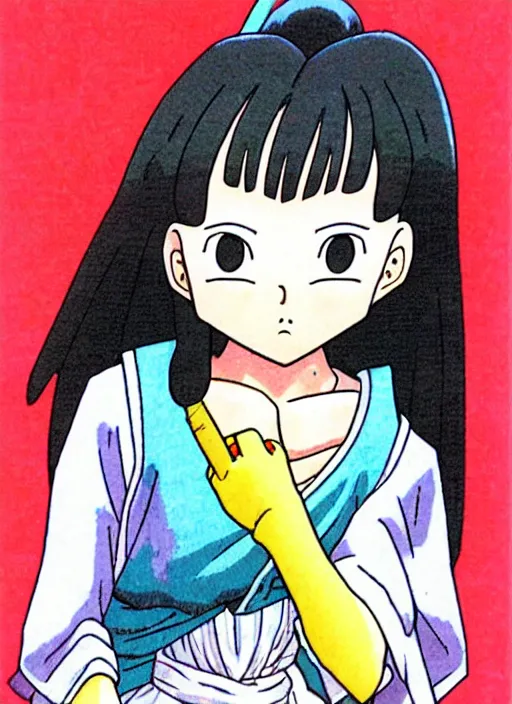 Image similar to a portrait of a pretty young lady by akira toriyama