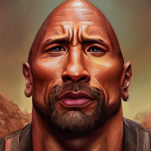 Dwayne Johnson Digital Graphic · Creative Fabrica