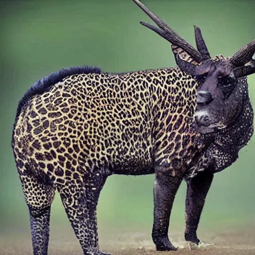 Prompt: all animal combined into one animal