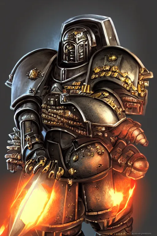 Image similar to armor portrait heros warhammer 4 0 k horus heresy fanart - the primarchs emperor by johannes helgeson animated with vfx concept artist & illustrator global illumination ray tracing hdr fanart arstation zbrush central hardmesh 8 k octane renderer comics stylized