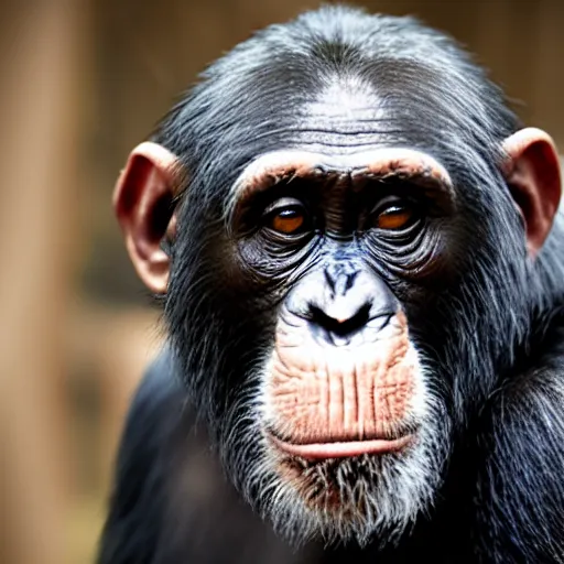 Image similar to mugshot of chimpanzee