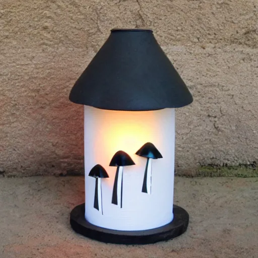 Image similar to mushroom lantern design