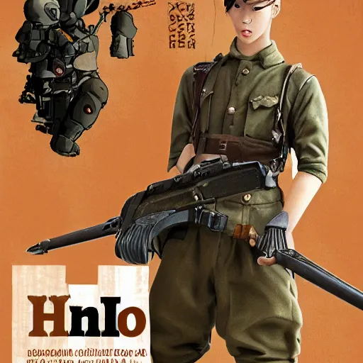 Image similar to kino from Kino no tabi 2003,