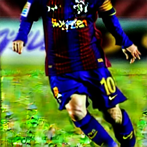 Image similar to Lionel Messi in WandaVision very detailed 4k quality super realistic