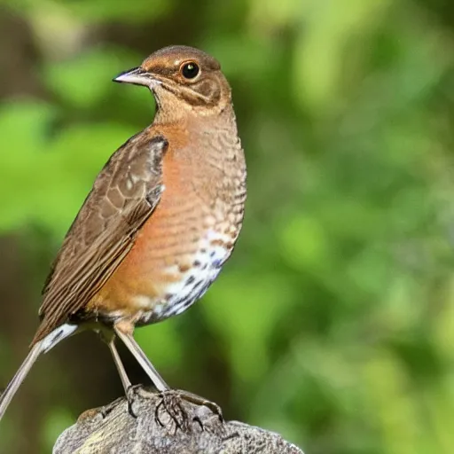 Prompt: an austral thrush