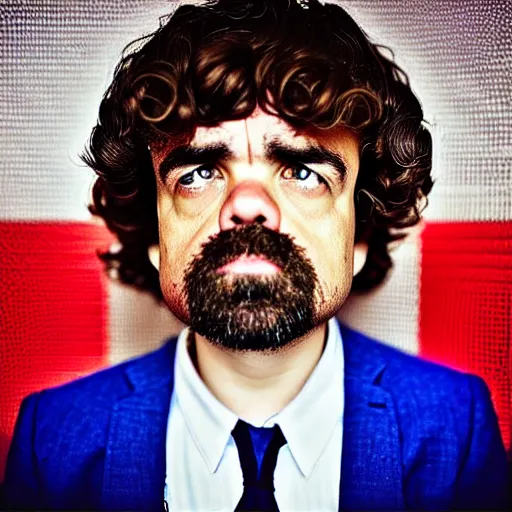 Image similar to “ headshot of peter dinklage as mario from super mario bros. ”