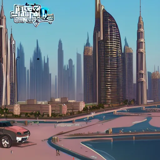 Image similar to gta : dubai, by furaffinity