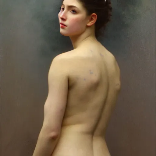 Prompt: hyperrealistic oil painting of woman, oil paint drips, dim volumetric lighting, 8 k octane beautifully detailed render, post - processing, portrait, extremely hyper - detailed, intricate, epic composition, cinematic lighting, masterpiece, by william - adolphe bouguereau and alphonse mucha, trending on artstation, very very detailed, masterpiece, stunning,