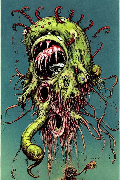 Image similar to chthulu by ralph steadman