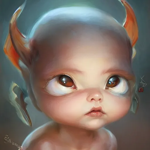 Image similar to dragon baby, cute, adorable, breathing out visably, smooth chinese dragon, big eyes, by stanley artgerm lau, wlop, rossdraws, james jean, andrei riabovitchev, marc simonetti, and sakimichan, trending on artstation