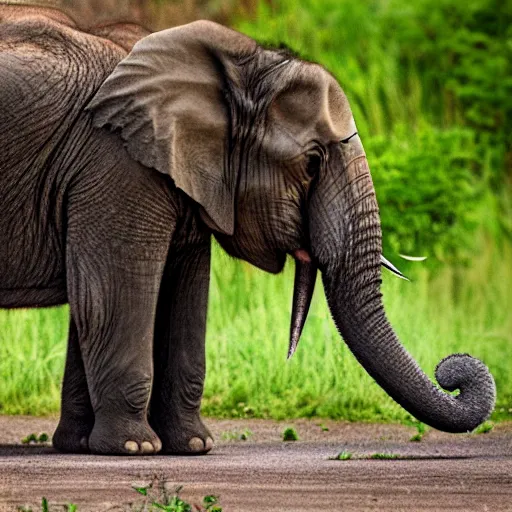 Image similar to a cat - elephant, wildlife photography