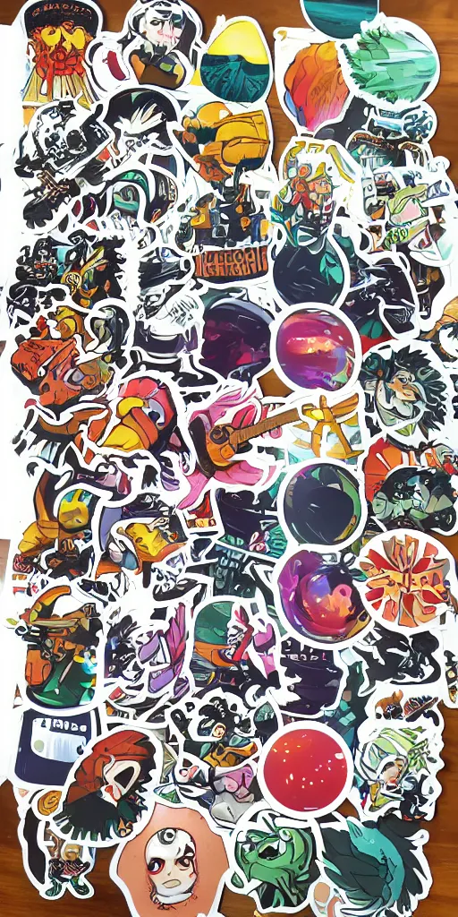 Image similar to unused sticker sheet