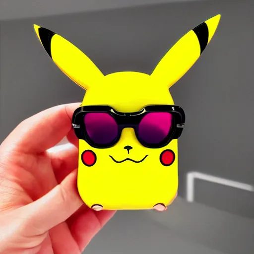 pikachu wearing sunglasses