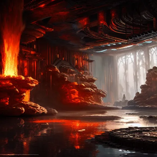 Prompt: beautiful digital fantasy illustration of the forge of worlds, high detail texture, unreal engine, 8k, intense, Photographic quality, ultra hyper realistic quality, 8k definiton, hyper-realistic, cinematic, cinematic lighting