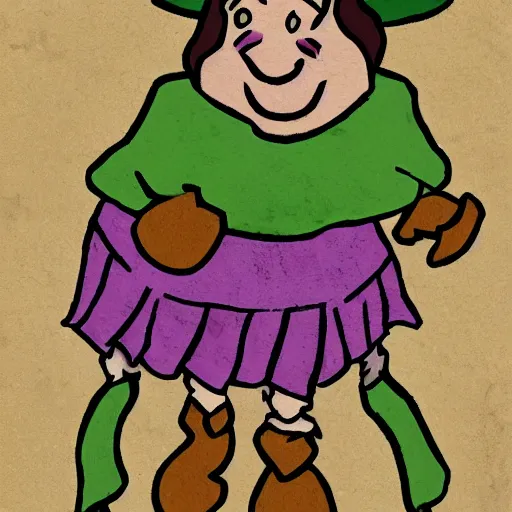 Prompt: a potato dancing an Irish jig wearing a top hat