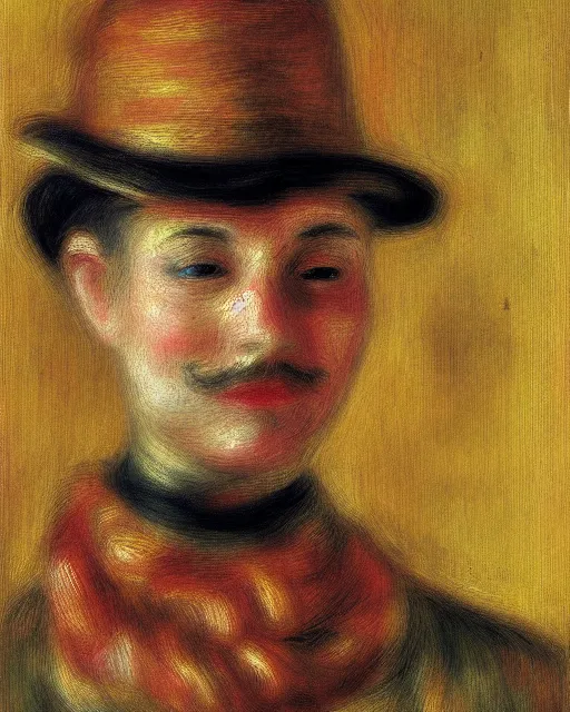 Prompt: portrait of a robot, in the style of Pierre-Auguste Renoir