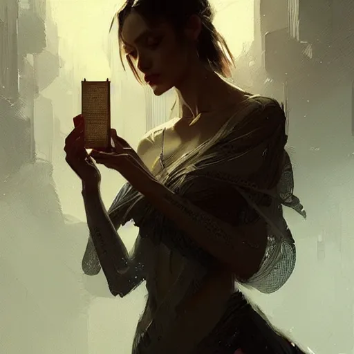 Image similar to wise and very beautiful computational linguists, art by greg rutkowski, intricate, elegant, highly detailed, smooth, sharp focus, artstation