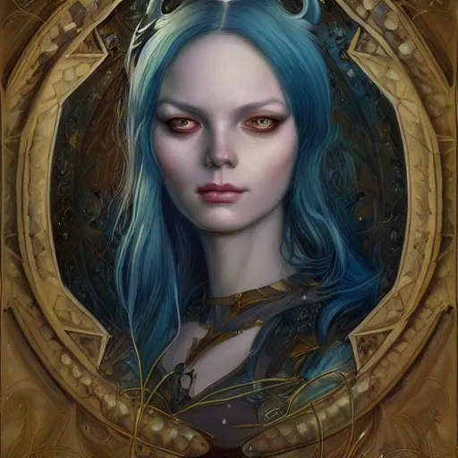 Image similar to a portrait in the style of anna dittmann and donato giancola and charles dulac.