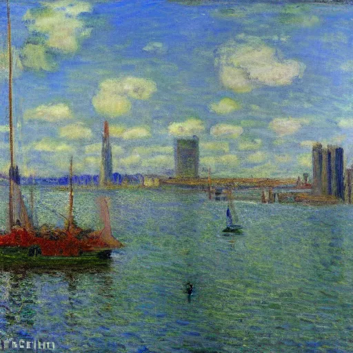 Prompt: Liverpool in the style of Monet