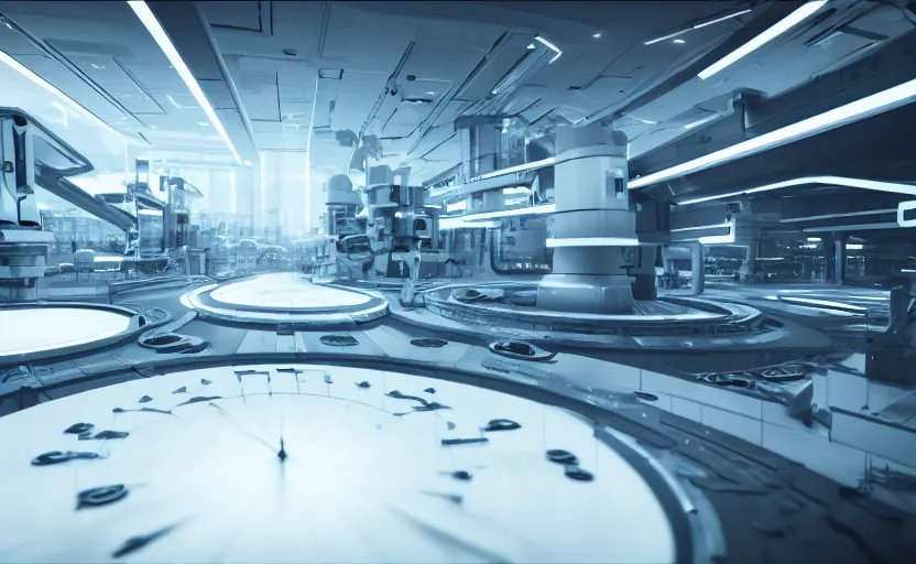 Prompt: highly detailed futuristic automation process, 8 k render, natural light, sharp