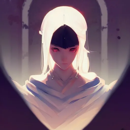 Image similar to a beautiful illustration of rosstran's nima character design, by guweiz and wlop and ilya kuvshinov and artgerm and makoto shinkai and studio ghibli, symmetrical eyes, aesthetic, gorgeous, stunning, alluring, attractive, artstation, deviantart, pinterest, digital art