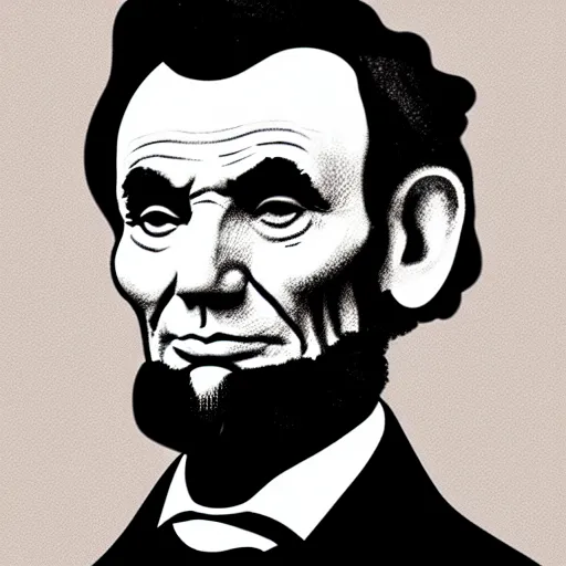 Prompt: abraham lincoln overwatch character skin