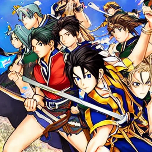 Image similar to Suikoden battle