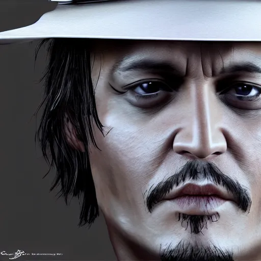 Prompt: Johnny Depp, ultra detail, ultra realist, 8K, 3D, natural light, photorealism