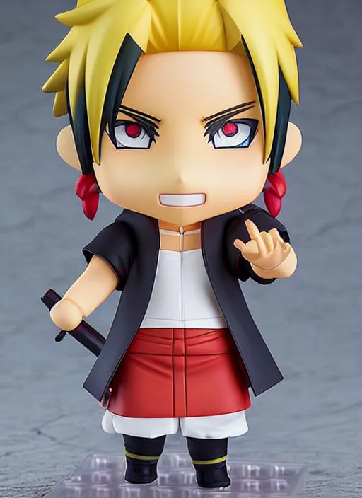 Prompt: a nendoroid of a hidan, naruto anime, detailed product photo