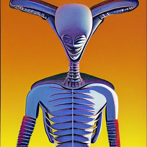 Image similar to alien by wayne thiebaud