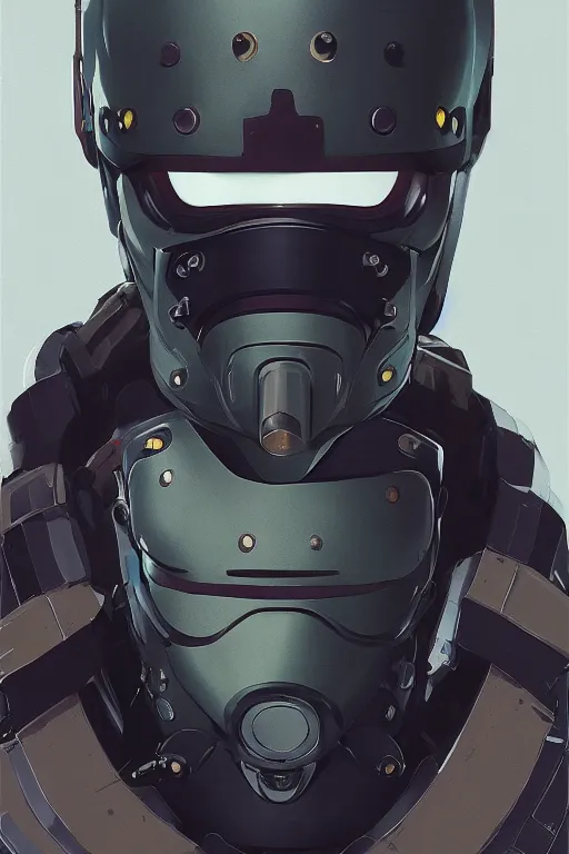 Image similar to robot ninja mask helmet metal gear solid training suit swat commando, aesthetic octane render, 8 k hd resolution, by ilya kuvshinov and cushart krentz and gilleard james, by carl warner and jim woodring, trending on artstation : 1. 5, sweet joy harmony color scheme