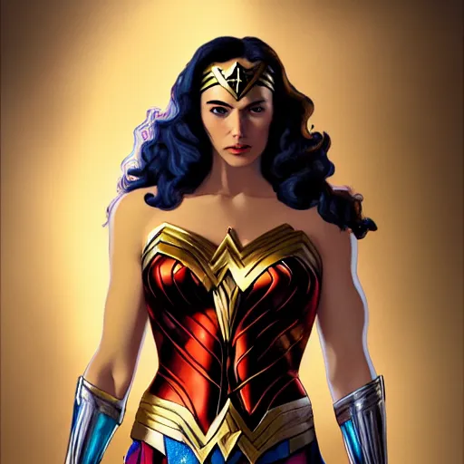 Beautiful Alexandra Daddario as Wonder Woman, western,, Stable Diffusion