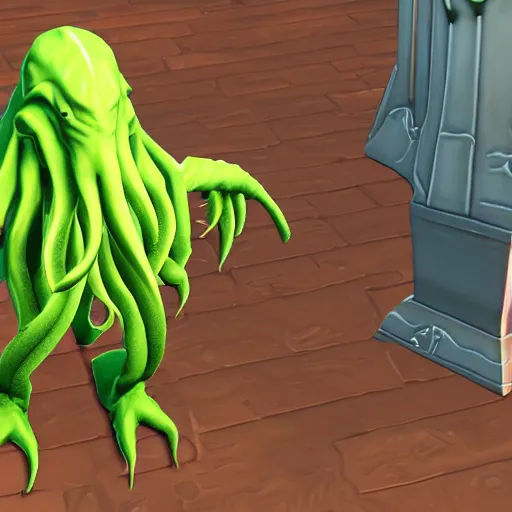 Image similar to Cthulhu in the Sims 4