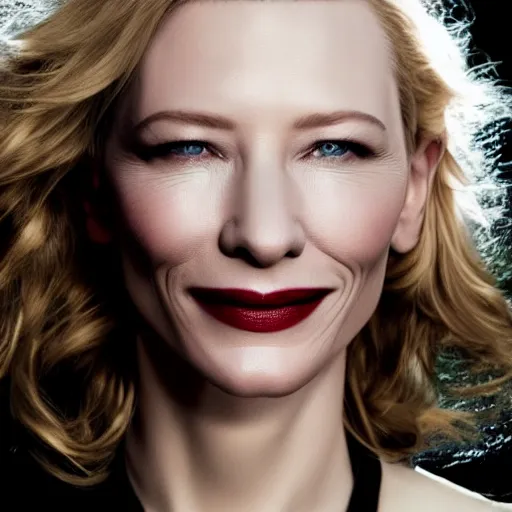 Image similar to photo of cate blanchett, by Annie leibowitz, photorealisitc ,4k