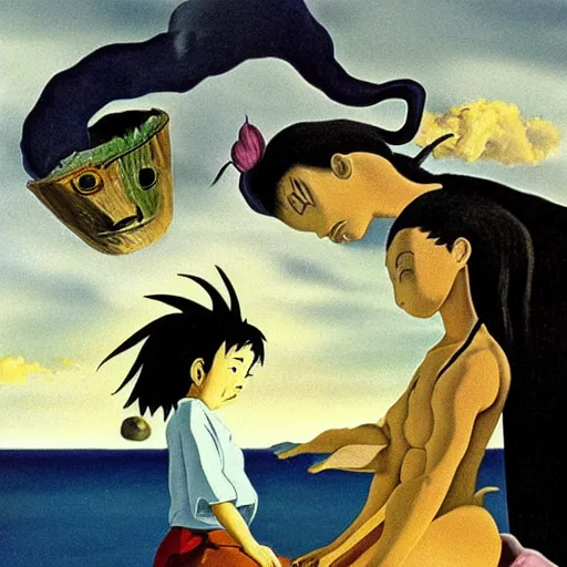 Image similar to salvador dali spirited away