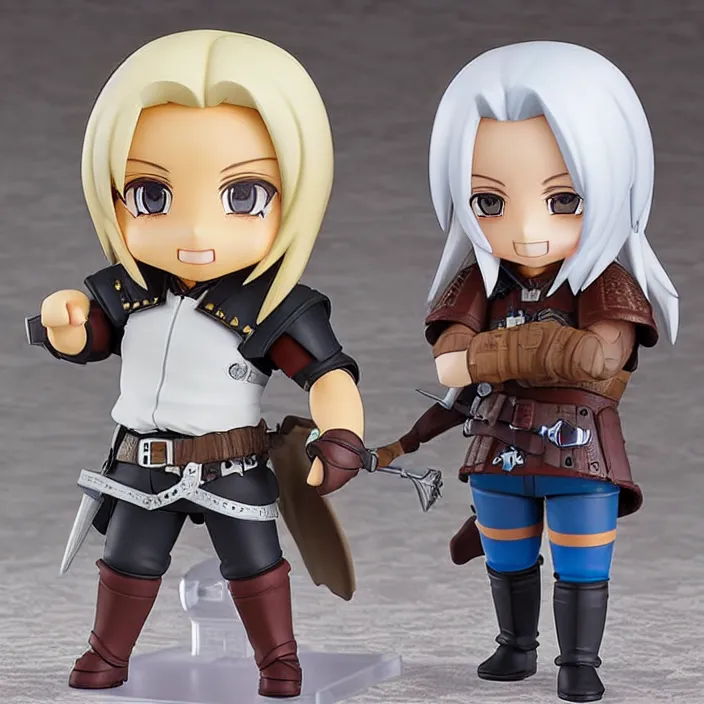 Image similar to chiquito de la calzada, an anime nendoroid of geralt, figurine, detailed product photo