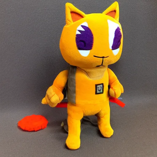 Prompt: jonesy from the video game fortnite as a plush