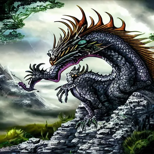 Prompt: a majestic dragon, hd, high quality phonk