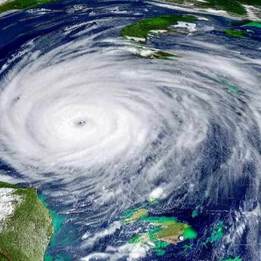 Image similar to satellite view of florida hurricane season. nasa