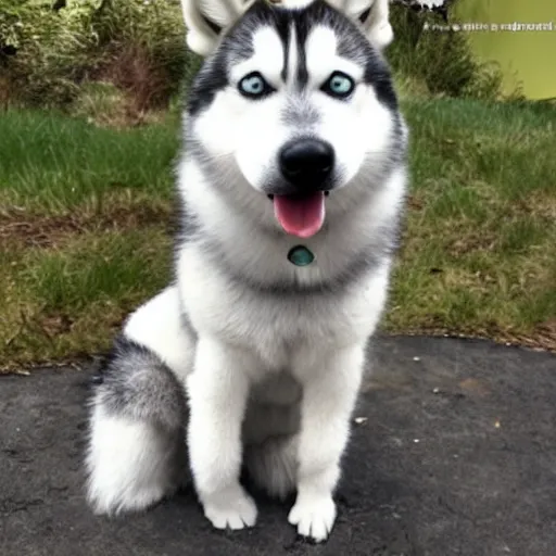 Image similar to irradiated mutated husky