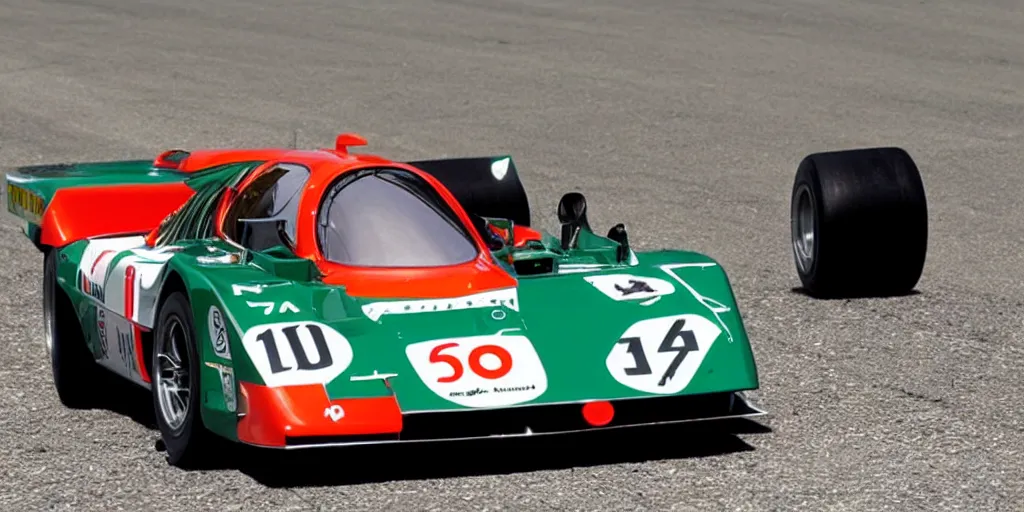 Image similar to “1970s Mazda 787b”